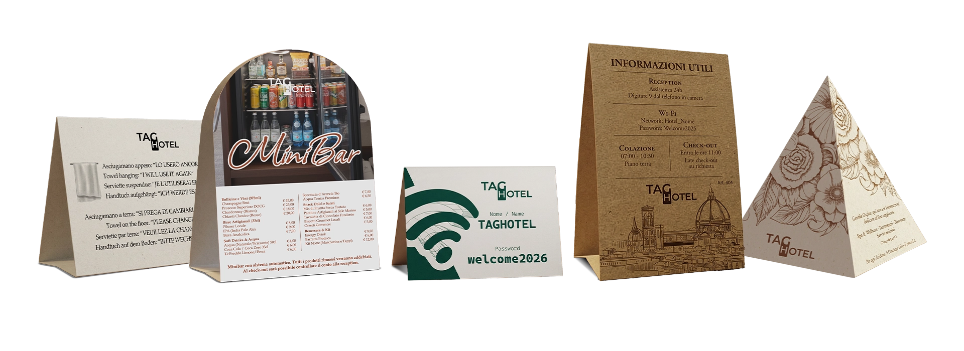 cartellini informazioni